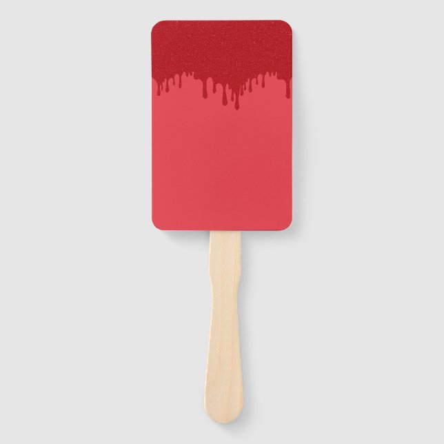 Abanico Ventiladores del Personalizado rojo del tomate got (Anverso)