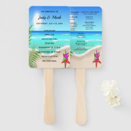 Abanico Ventiladores del programa de bodas Starfish en col