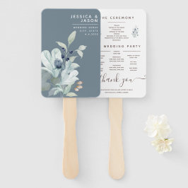 Abanico Ventiladores del programa Floral Dusty Blue Waterc