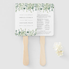 Abanico Ventiladores del programa Greenery Elegant Wedding