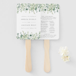 Abanico Ventiladores del programa Greenery Elegant Wedding