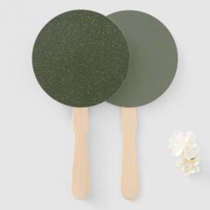 Abanico Ventiladores Moss Green de doble textura - Bulk de