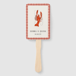 Abanico Verano Cajun de Red Gingham Boiled