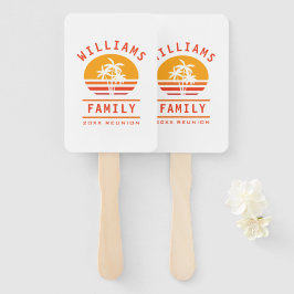 Abanico Verano divertido vacaciones Reunión de la Familia