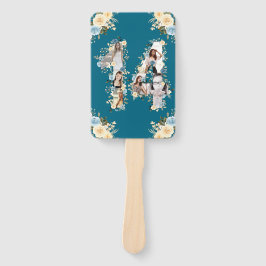 Abanico Verde azulado Collage de fotos de cumpleaños númer