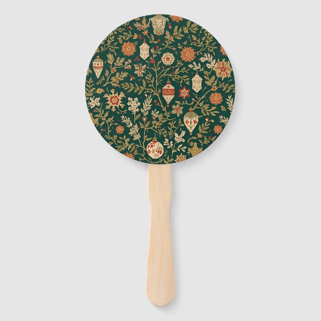 Abanico Vintage Christmas Pattern - Set of Fans  (Anverso)