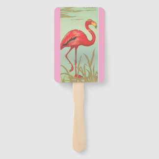 Abanico Vintage Flamingo