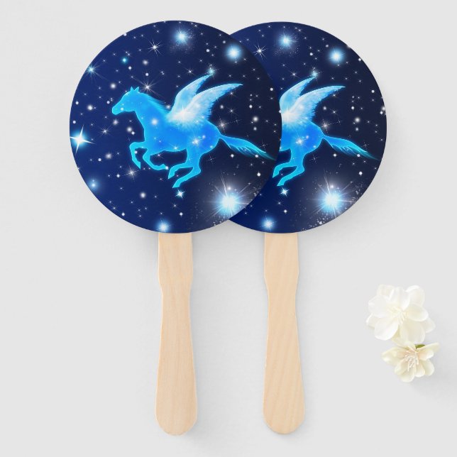 Abanico Volando Pegasus (Anverso y reverso)