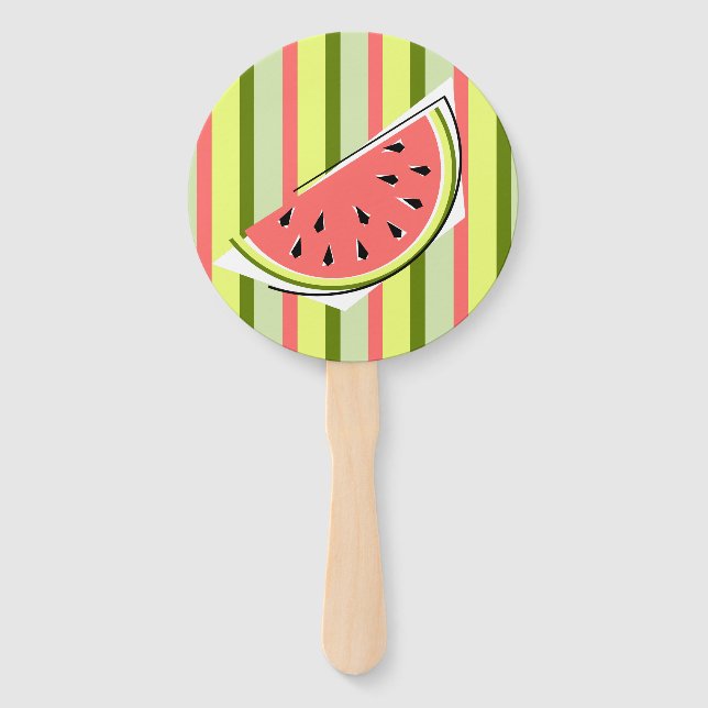 Abanico Watermelon Slice Stripe Classic (Anverso)