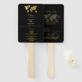Abanico Wedding Passport Black Gold Program