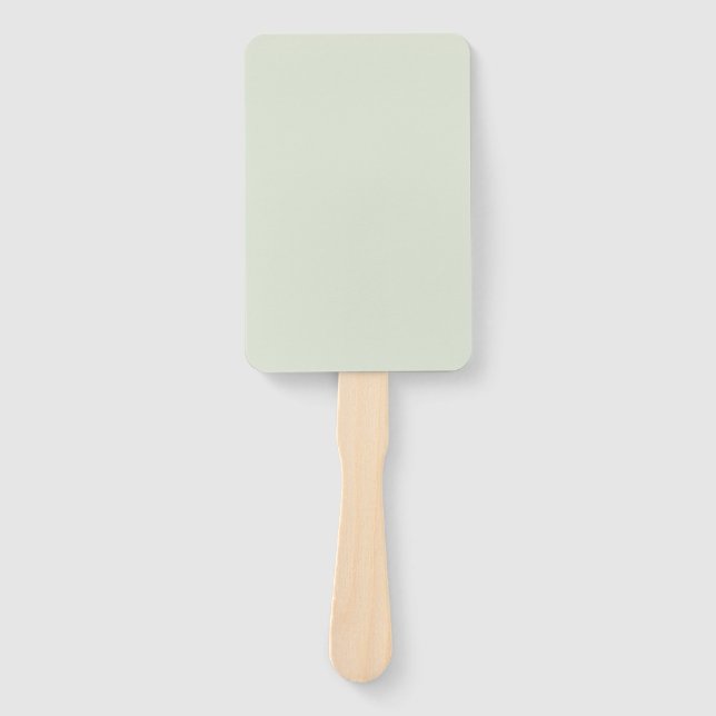 Abanico Whisper Green Solid Color (Anverso)