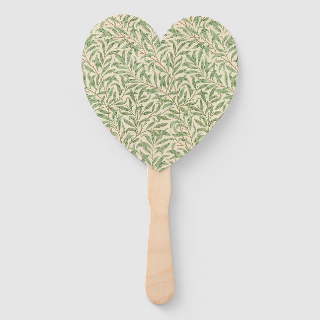 Abanico William Morris Sauce de Jardín Flor Clásica (Anverso)