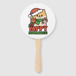 Abanico Yappy Howlidays - Personalizado de perros Navidade