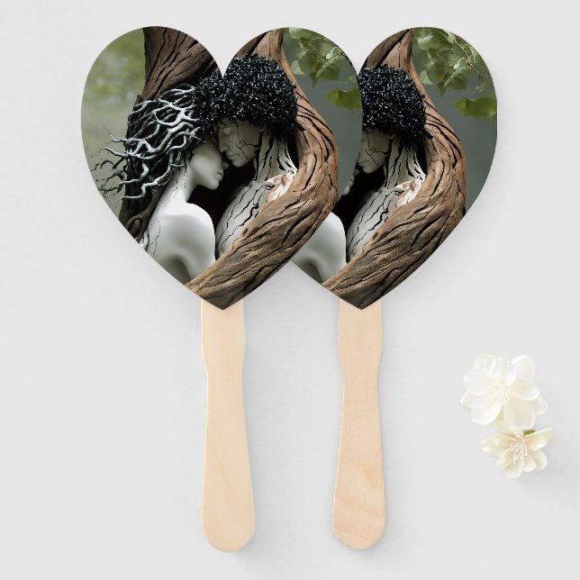 Abanico You and I Forever (Anverso y reverso)