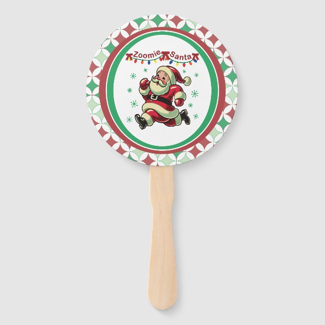 Abanico Zoomie Santa Christmas (Anverso)