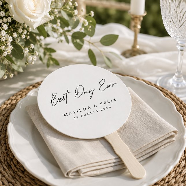 Abanicos de Mano | Favor Personalizado para la Cer (Personalized wedding hand fans for ceremonies, guest favors, outdoor weddings, and receptions)