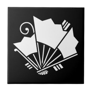 Abanicos en forma de mariposa (Ageha) Baldosa Cerá