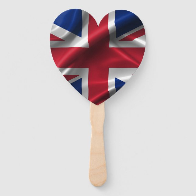 Abanicos manuales - Union Jack (Anverso)
