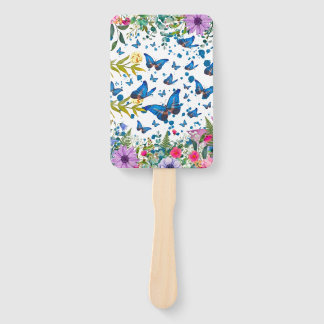 Abanicos personalizados de jardín botánico de vera