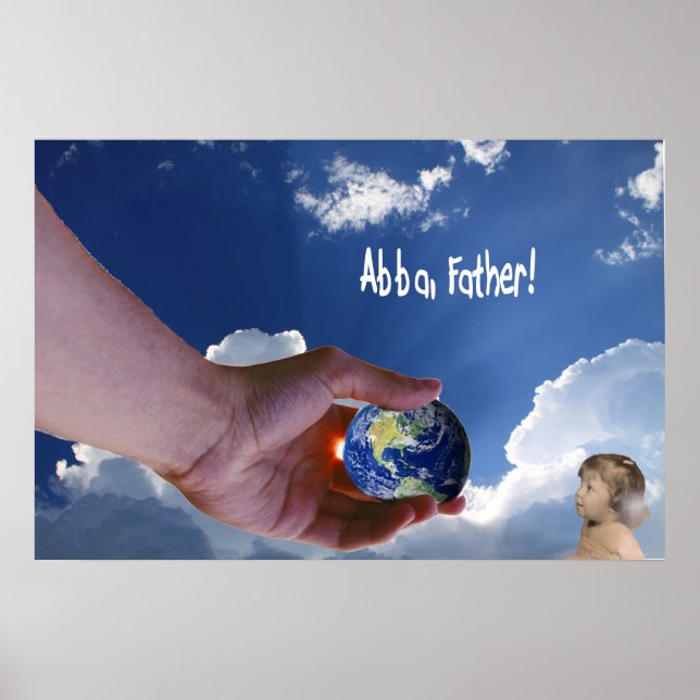 Abba, padre - arte mural Poster (Frente)