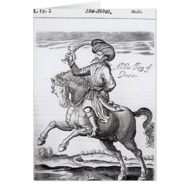 Abbas, rey de Persia (Frente)