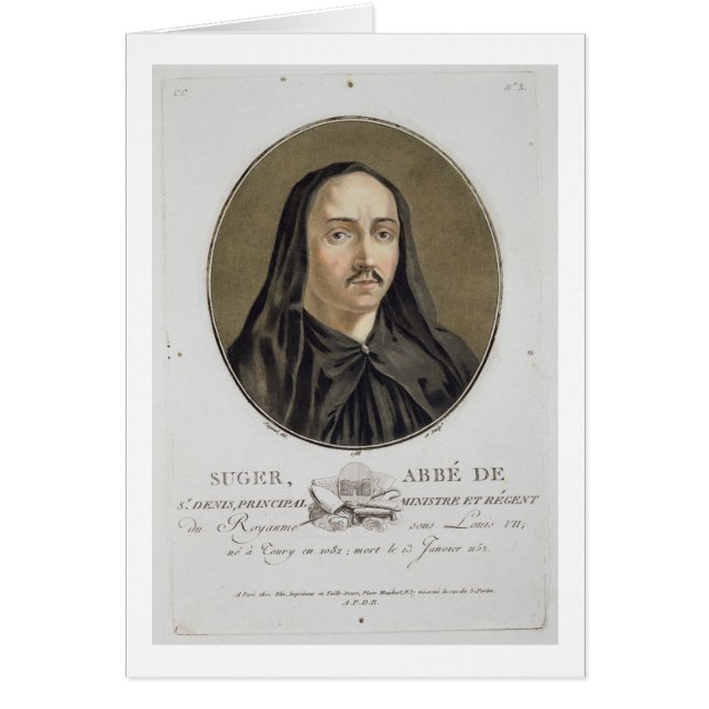 Abbe de Suger (1082-1151) 'del gran del DES de los (Frente)