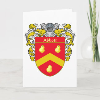 Abbott Coat of Arms (Mantled)