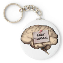 Abby Cadena normal de llavero cerebral