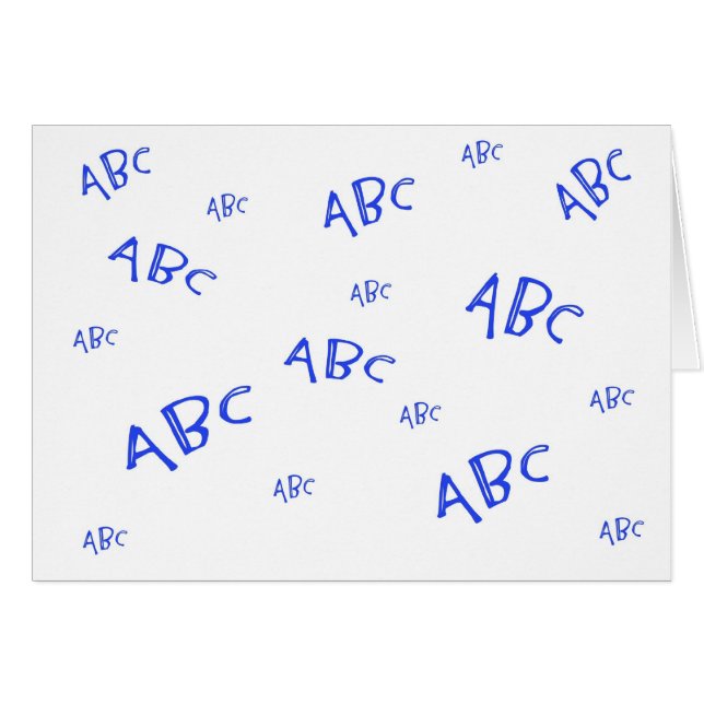 ABC azules (Anverso (Horizontal))