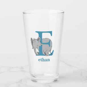 ABC del Dr. Seuss: Carta E - Azul   Añadir su nomb