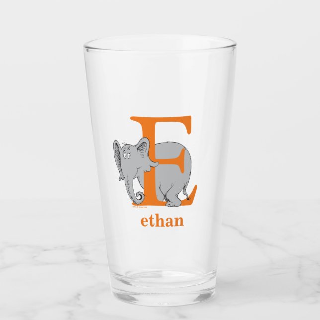 ABC del Dr. Seuss: Carta E - Naranja | Añadir su n (Anverso)