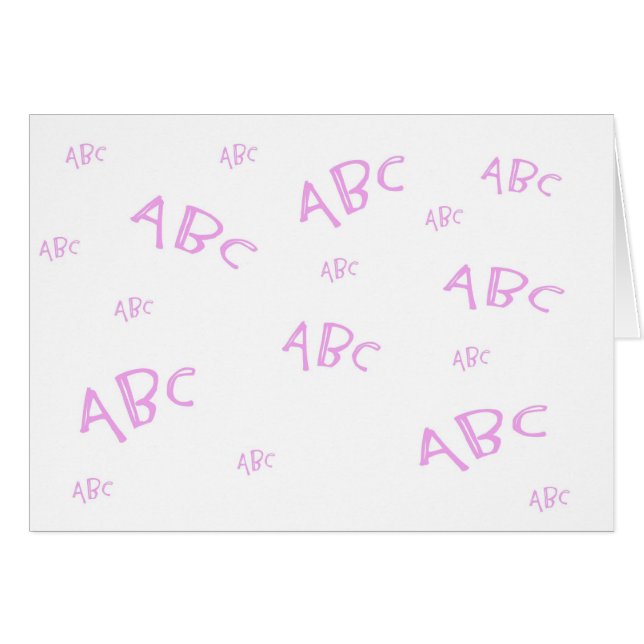 ABC rosa (Anverso (Horizontal))