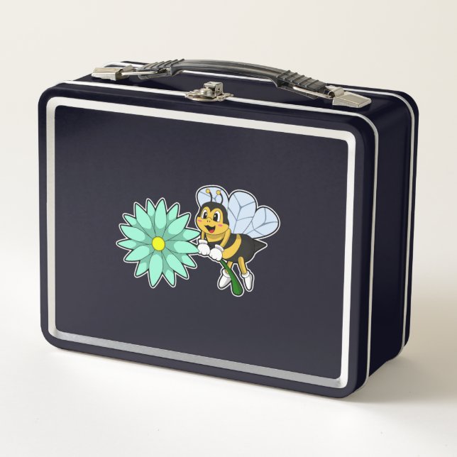 Abeja con flor.PNG (Anverso)