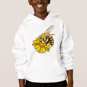Abeja con flores