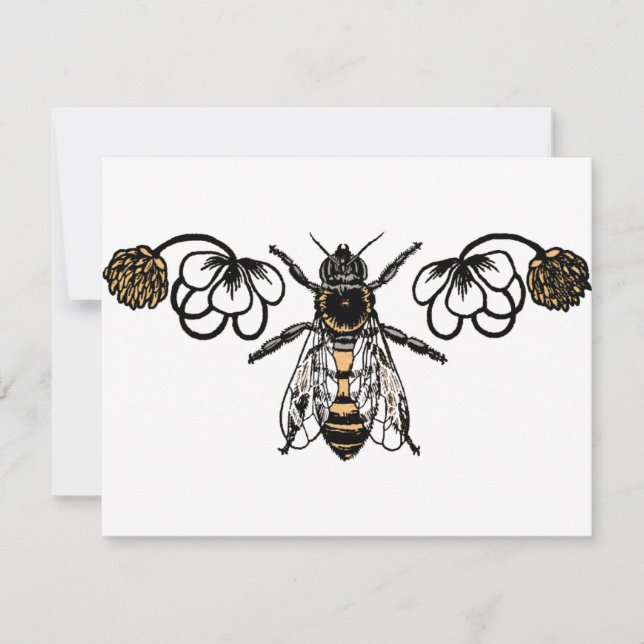 abeja con trébol (Anverso)
