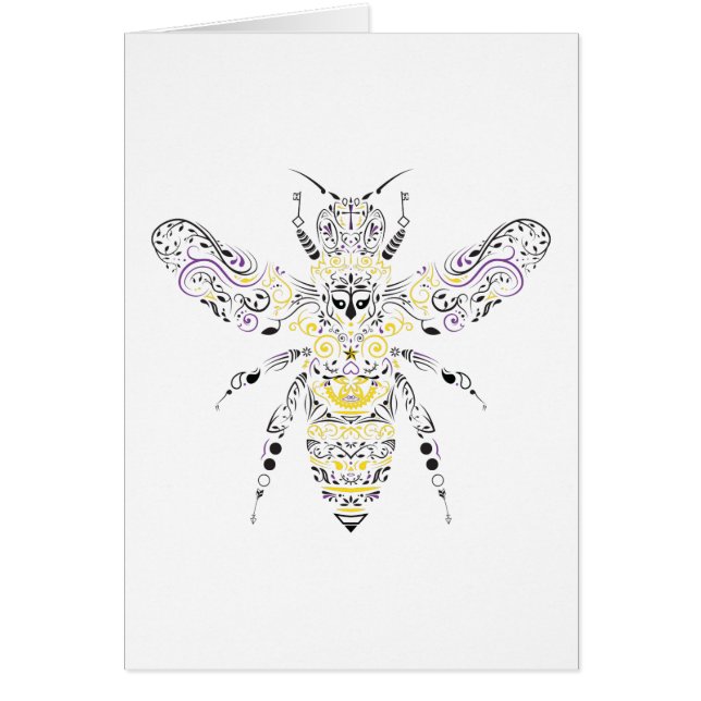 abeja de miel ornamental (Frente)