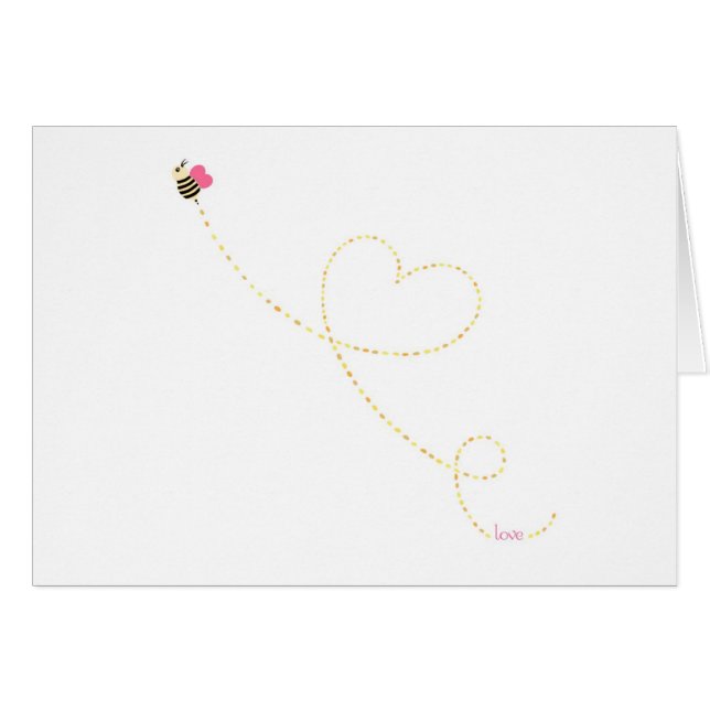 "Abeja del insecto del amor" (Anverso (Horizontal))