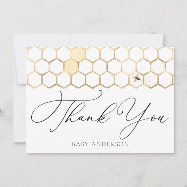 Abeja dorada moderna Gracias (Anverso)