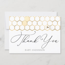 Abeja dorada moderna Gracias