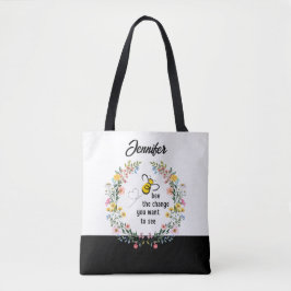 Abeja el cambio de la bolsa de té personalizada