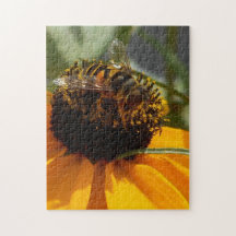 Abeja en el trabajo - rompecabezas de 11 x 14