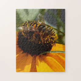 Abeja en el trabajo - rompecabezas de 11 x 14