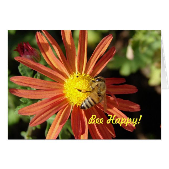 ¡Abeja en Mamá, Bee Happy! (Anverso (Horizontal))