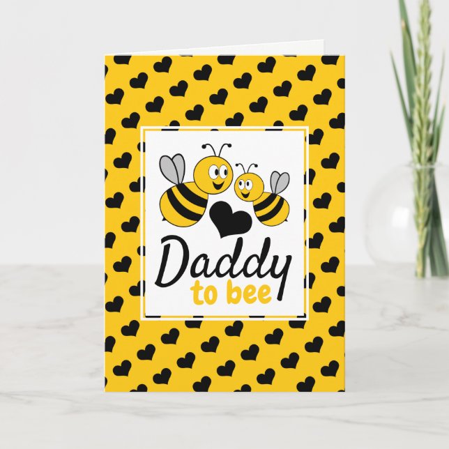 Abeja, invitación de Baby Shower (Anverso)