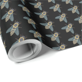 Abeja melífera (negra) - Papel de regalo