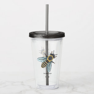 Abeja melífera - Taza de acrílico