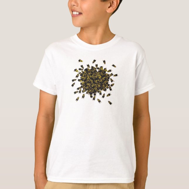 Abeja ocupada - Camiseta (Anverso)