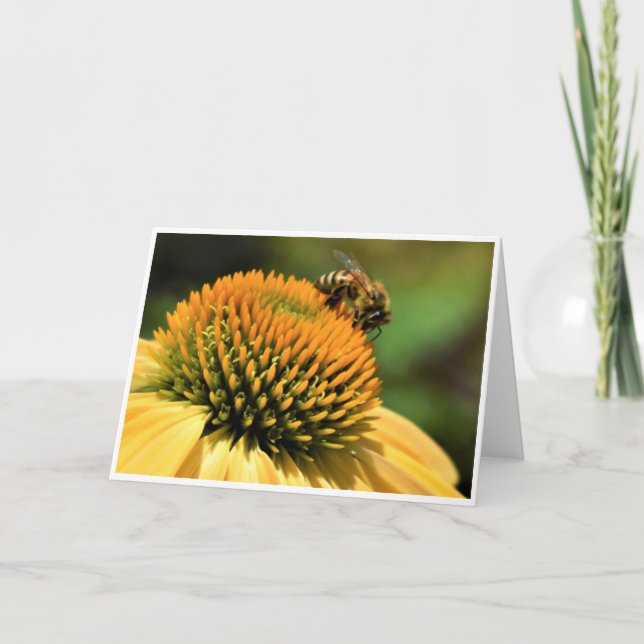 Abeja, tarjeta (Anverso)