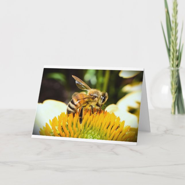Abeja, tarjeta (Anverso)