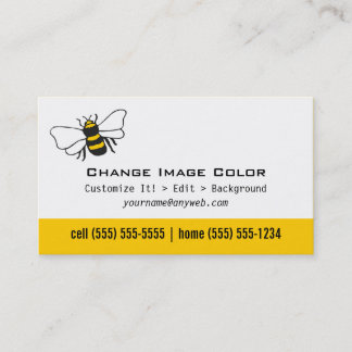 Abeja - tarjeta de visita personal